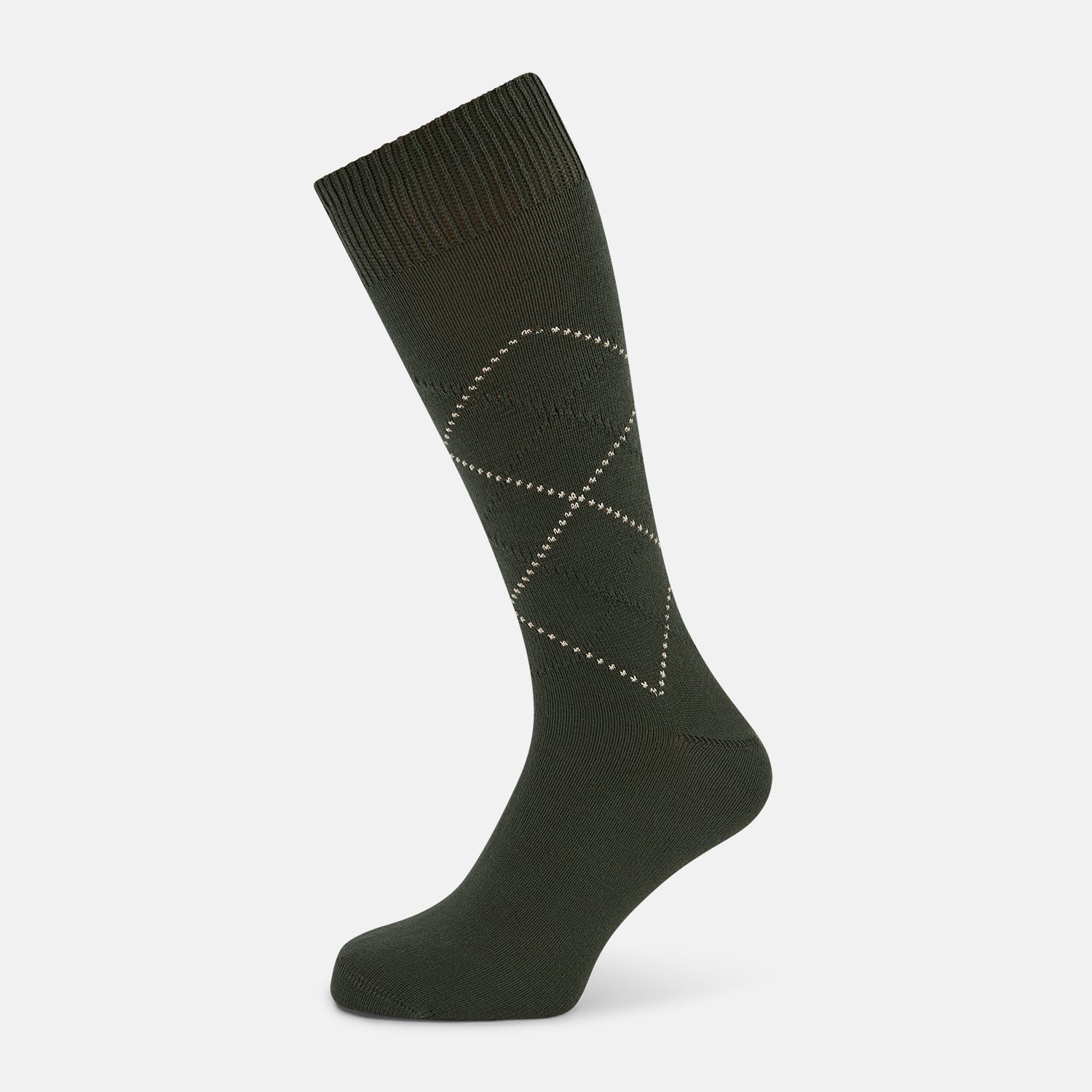 View 1 of product SOCKS SHORT COTTON DIAMOND ON OLIVE 13