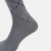 View 4 of product SOCKS SHORT COTTON DIAMOND ON LIGHT GREY MELANAGE 11+