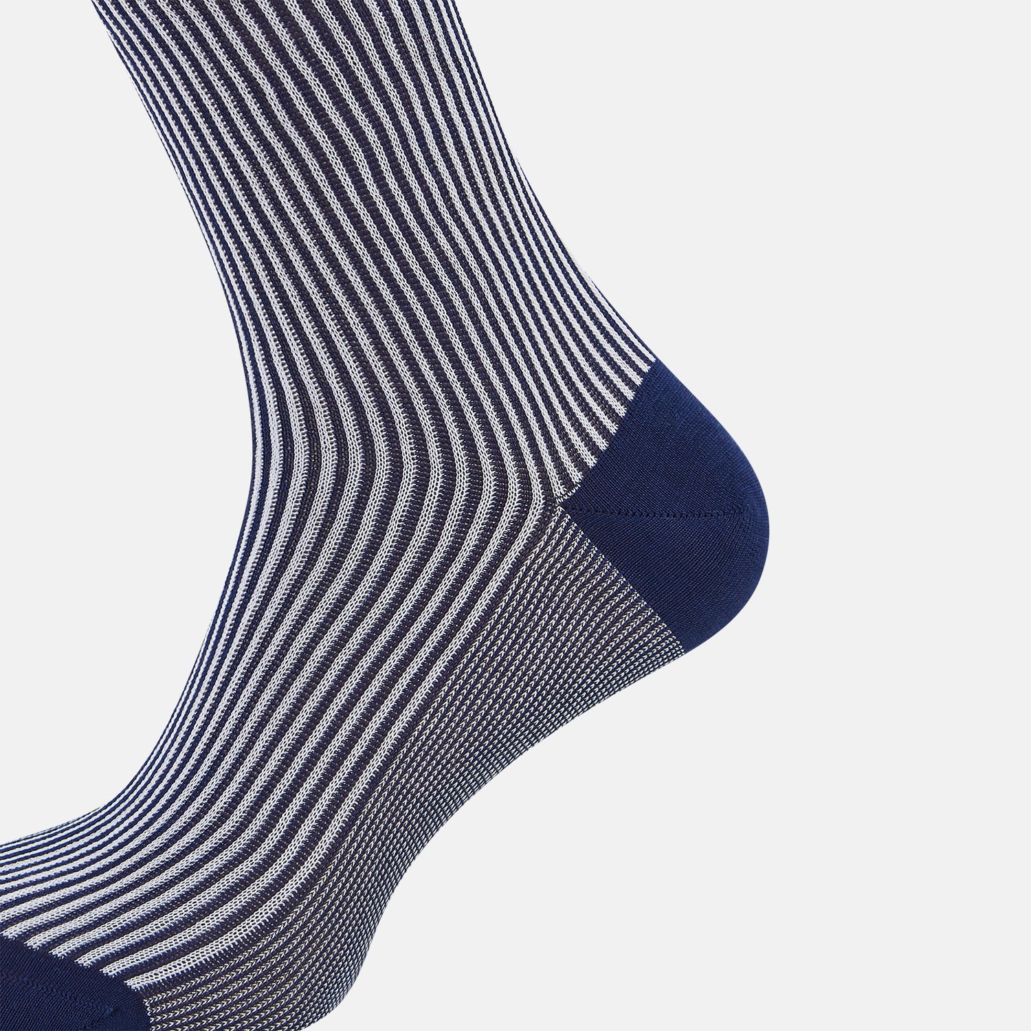 View 4 of product SOCKS SHORT COTTON ROYAL BLUE AND WHITE STRIPE 10+