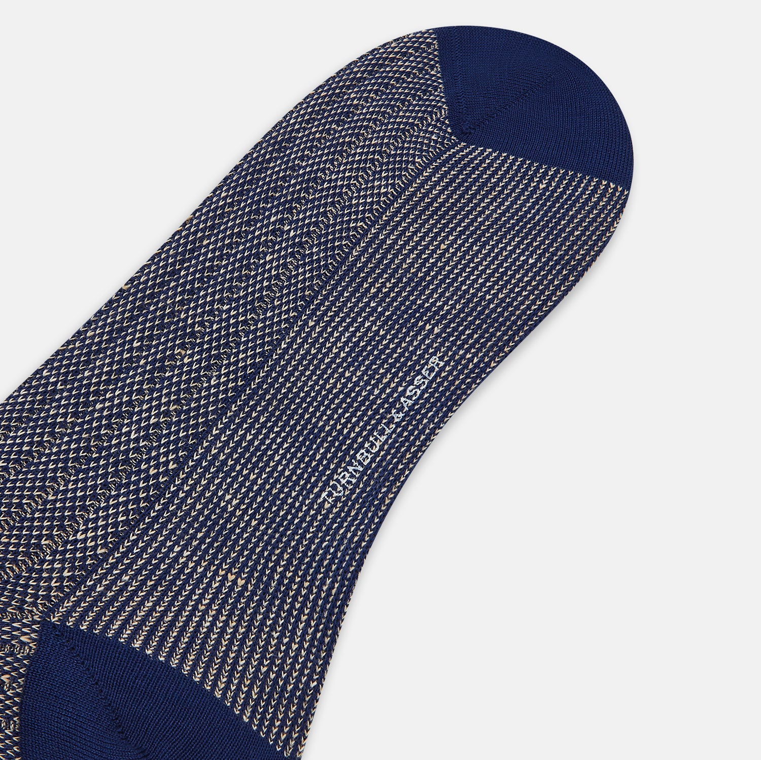 View 3 of product SOCKS SHORT COTTON/LINEN RIB DENIM 12