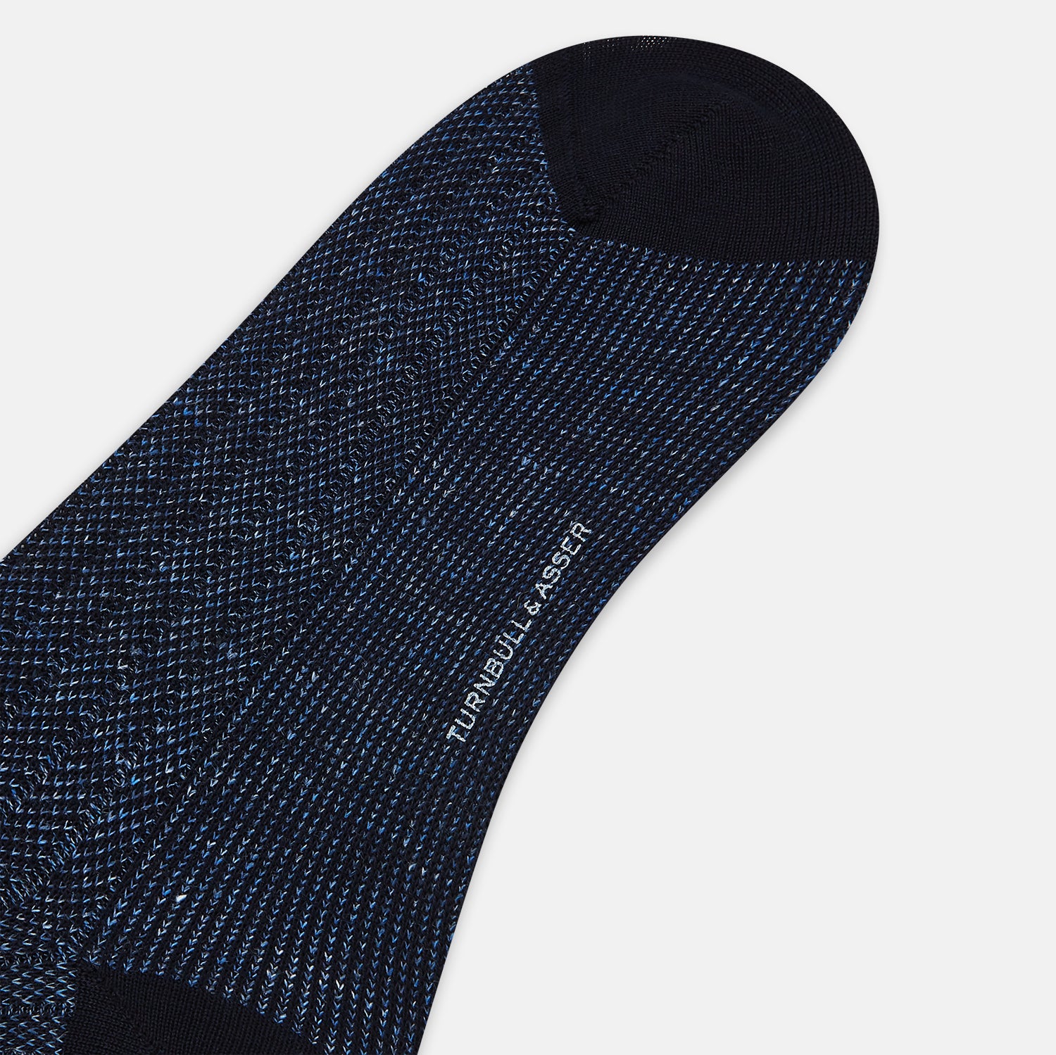 View 3 of product SOCKS SHORT COTTON/LINEN RIB NAVY 11+