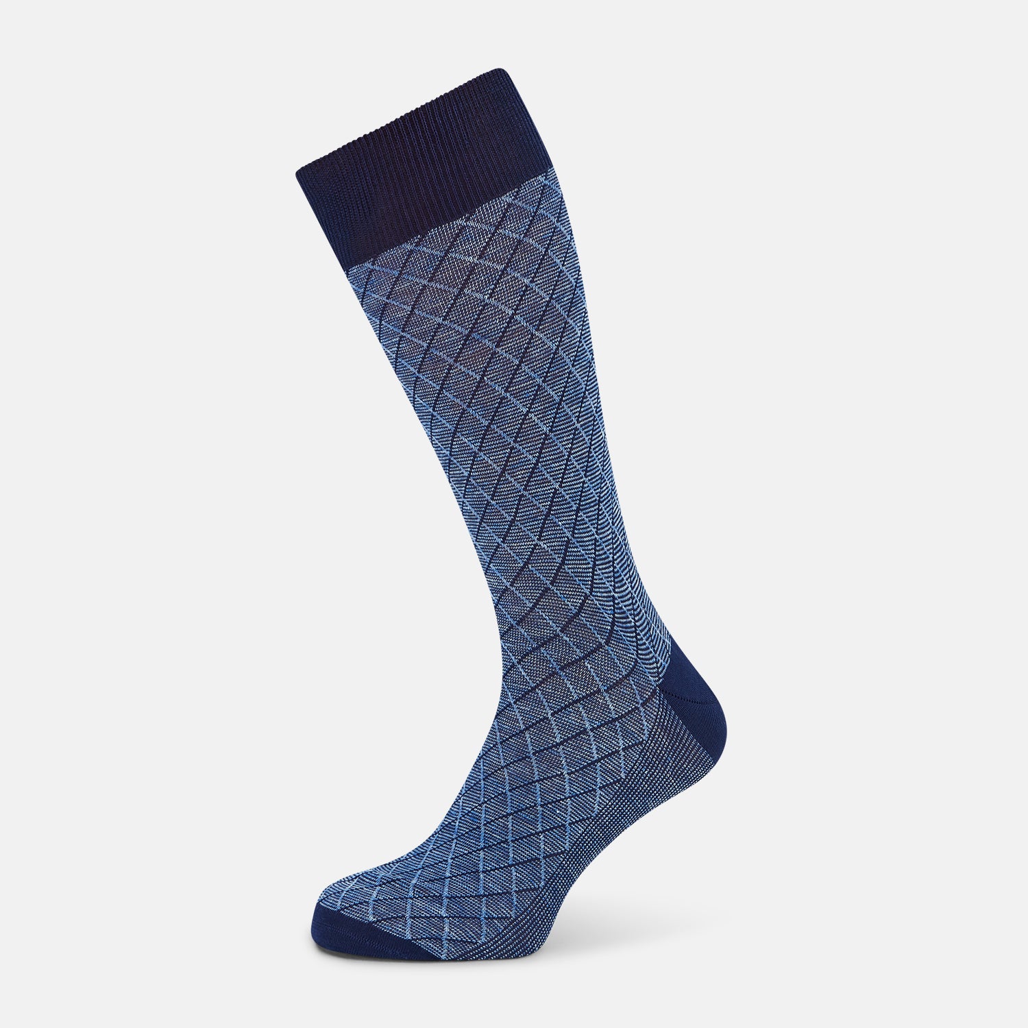 View 1 of product SOCKS SHORT COTTON/LINEN HARLEQUIN AZZURRO 13
