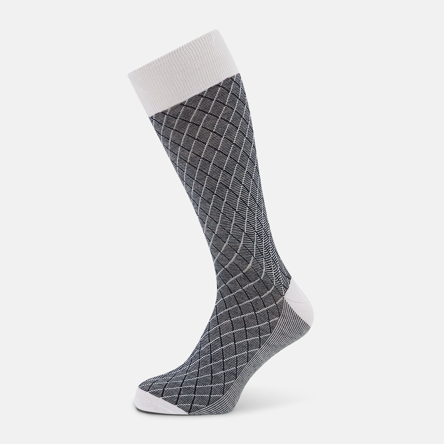 View 1 of product SOCKS SHORT COTTON/LINEN HARLEQUIN LIGHT PINK 11+