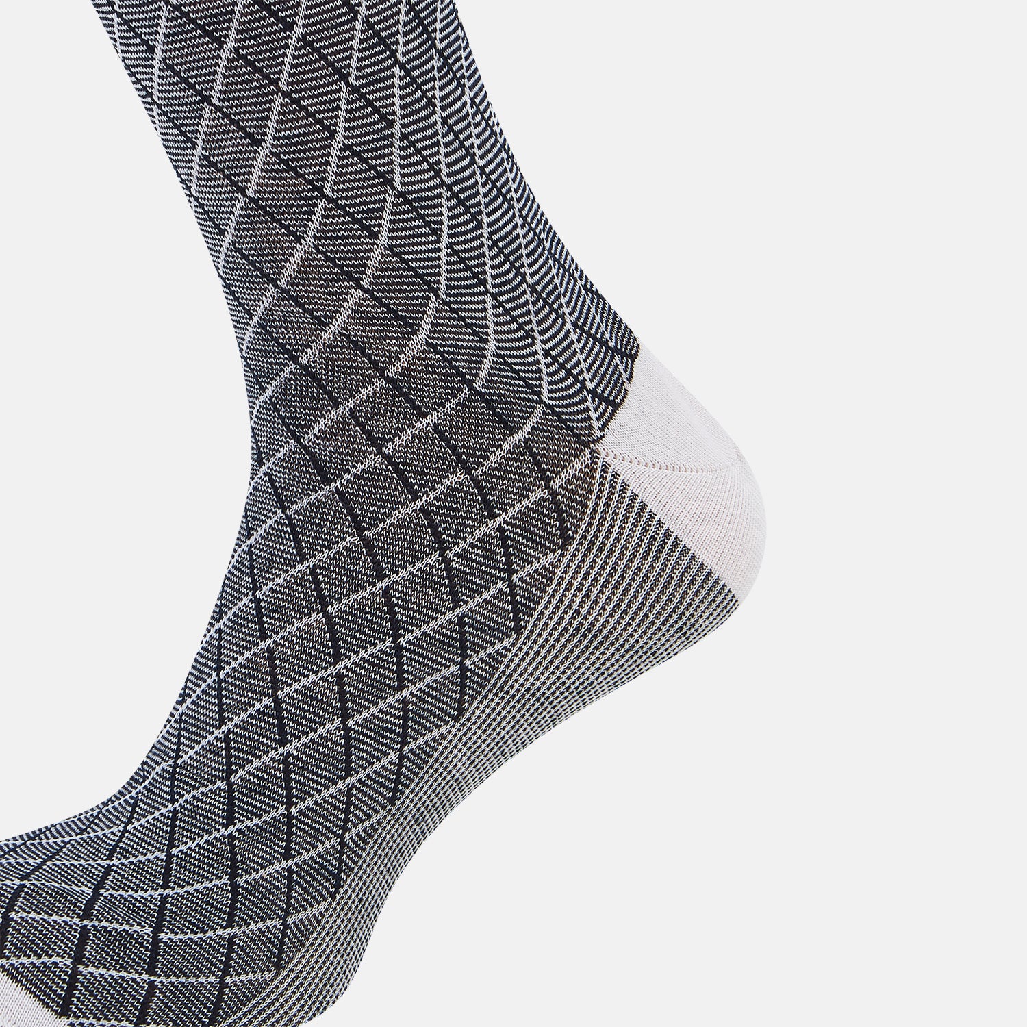 View 4 of product SOCKS SHORT COTTON/LINEN HARLEQUIN LIGHT PINK 11+