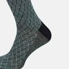 View 4 of product SOCKS SHORT COTTON/LINEN HARLEQUIN SAGE 10+