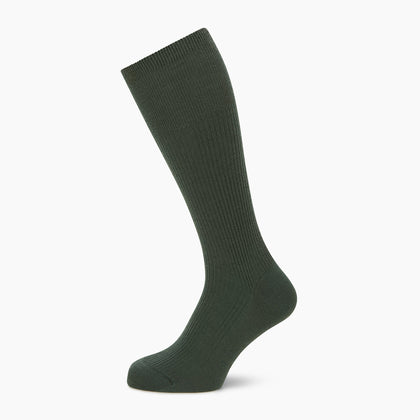 Fern Green Mid-Length Merino Socks Image 4