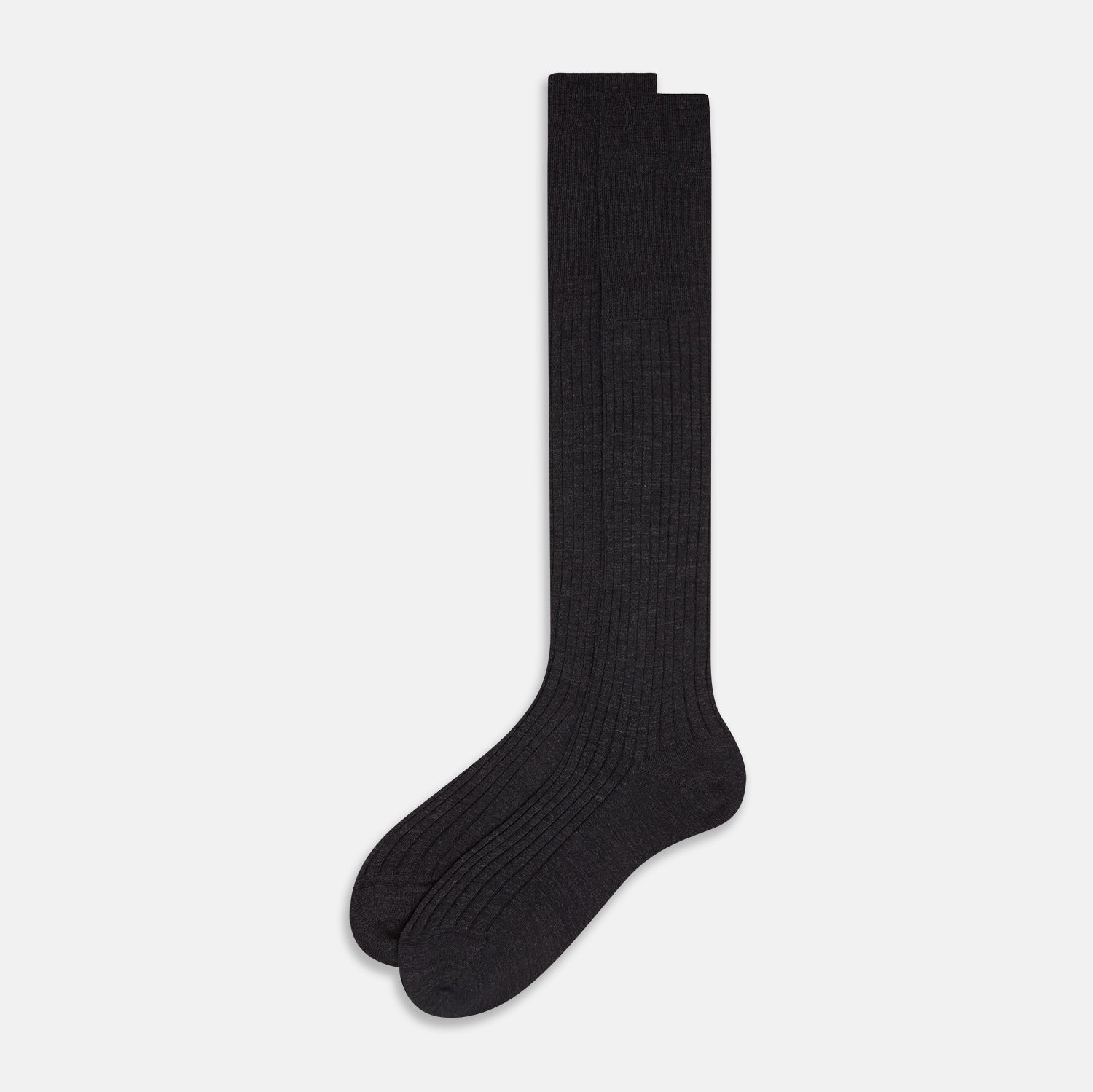 View 2 of product Charcoal Long Wool Socks 12