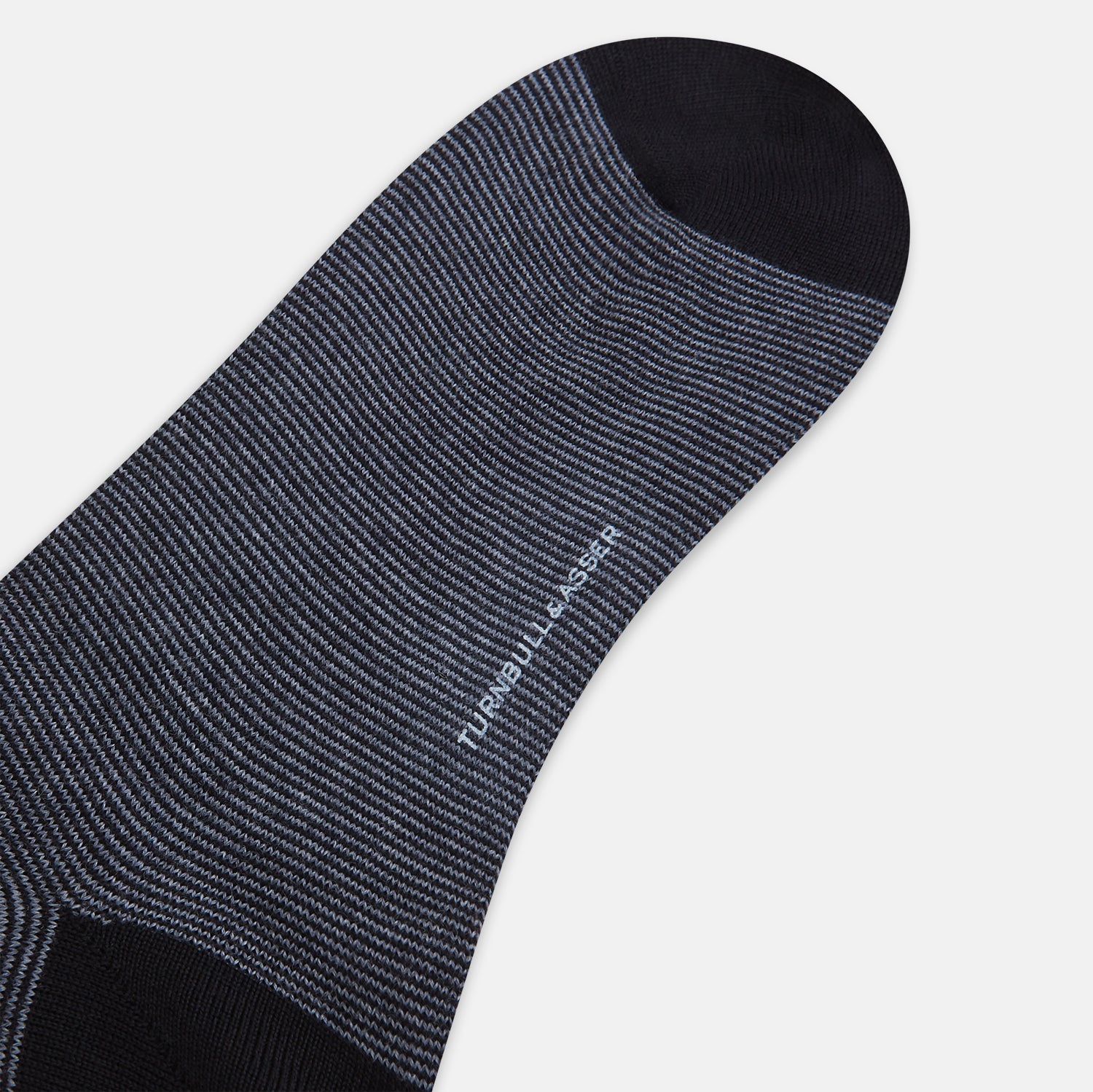 View 3 of product Black and Grey Wool Long Socks 13