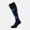 View 1 of product SOCKS WOOL ARGYLE LONG NAVY/ ROYAL/ LIGHT BLUE 10.5