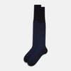 View 2 of product Navy Motif Intarsia Wool Long Socks 13