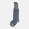 View 2 of product Steel Melange Motif Intarsia Wool Long Socks 13