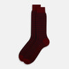 View 2 of product SOCKS WOOL MINI ARGYLE SHORT BURGUNDY / NAVY 10.5