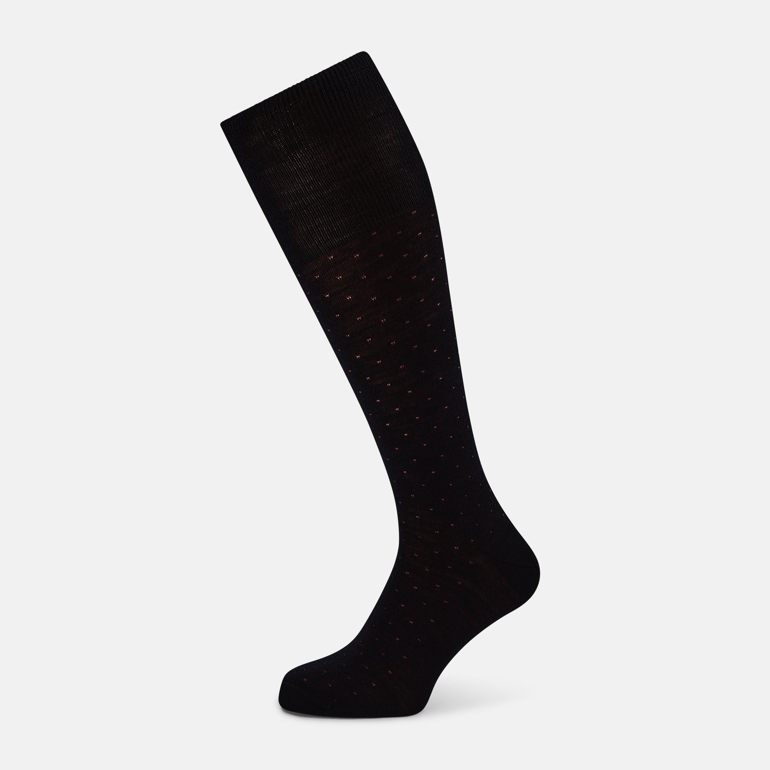 View 1 of product Wine and Red Dot Wool Long Socks 13