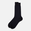 View 2 of product Navy and Royal Blue Dot Wool Mid-Length Socks 13