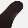 View 3 of product Dark Chocolate and Orange Dotted Wool Mid-length Socks 13