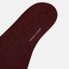 View 3 of product Burgundy and Brown Ribbed Wool Long Socks 13