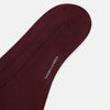 View 3 of product Burgundy and Brown Ribbed Wool Mid-length Socks 13