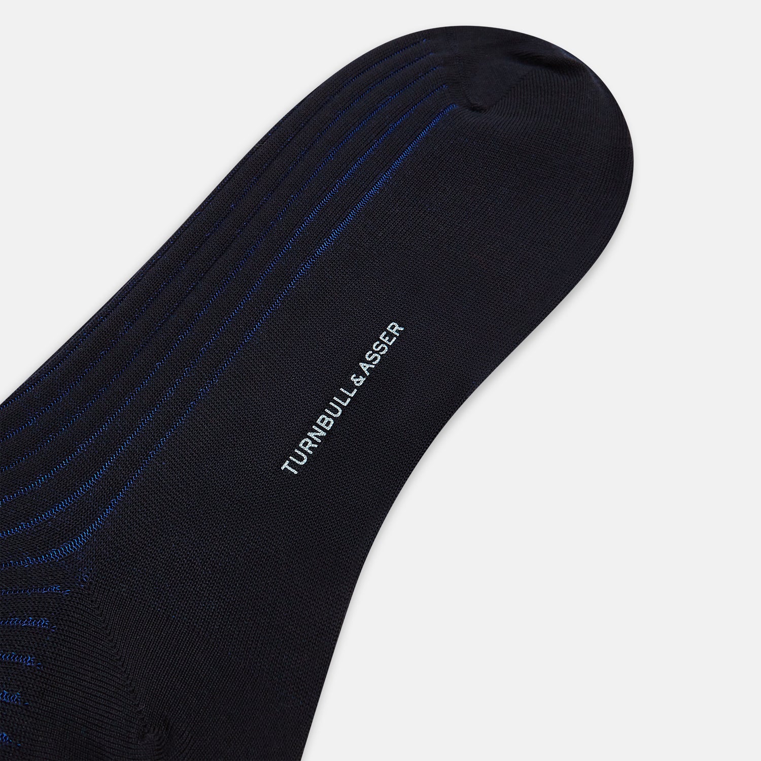 View 3 of product Navy and Blue Wool Blend Long Socks 13
