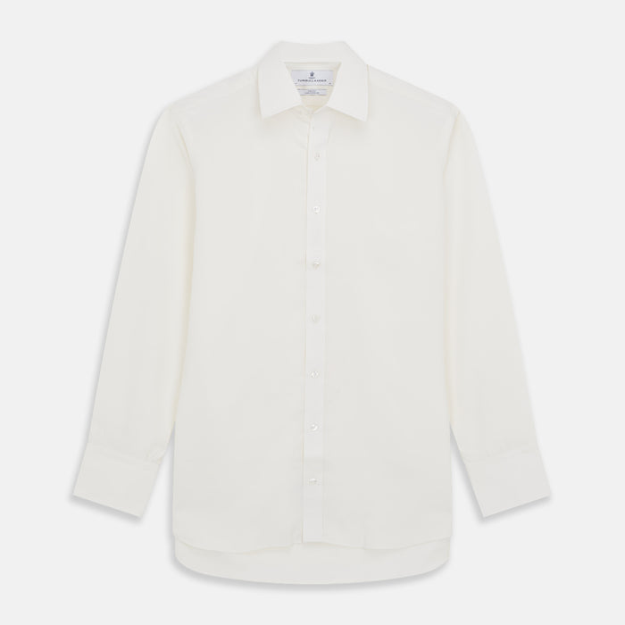 Cream Silk Mayfair Shirt