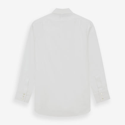 Two-Fold 200 White Cotton Shirt with T&amp;A Collar and 3-Button Cuffs Image 4