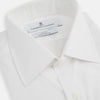 White West Indian Sea Island Cotton Shirt with T&A Collar and 3-Button Cuffs