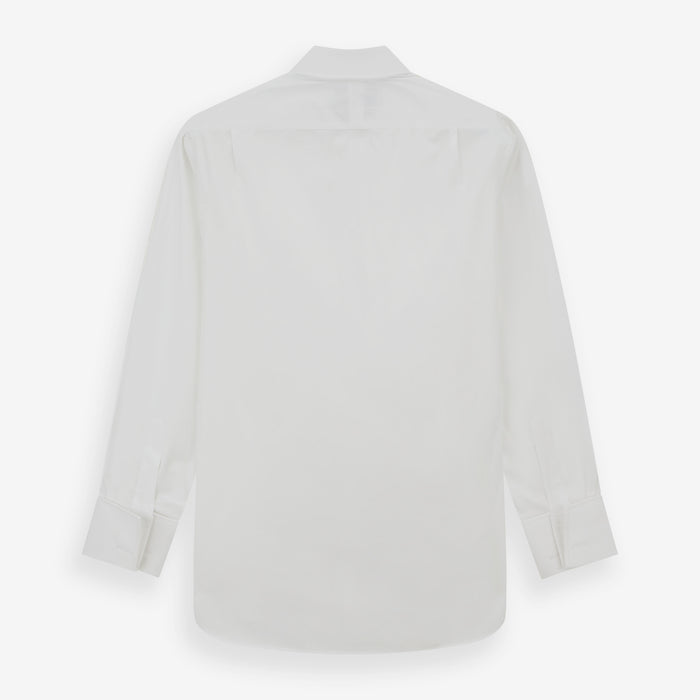 White Marcella Dress Shirt with T&A Collar and Double Cuffs Image 4