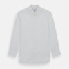 View 1 of product The White Royal Oxford Cotton Shirt by Turnbull & Asser features a button-down collar and 3-button cuffs—ideal for minimalist looks. Shown against a plain white background.