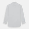 View 3 of product The Turnbull & Asser Casino Royale White Dress Shirt, as seen on James Bond, features long sleeves, a button-down front, and classic collar and cuffs. Displayed against a plain white background.