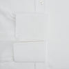 View 3 of product The Turnbull & Asser White Cotton Dress Shirt features a wing collar, double cuffs, and is displayed on a plain white background.