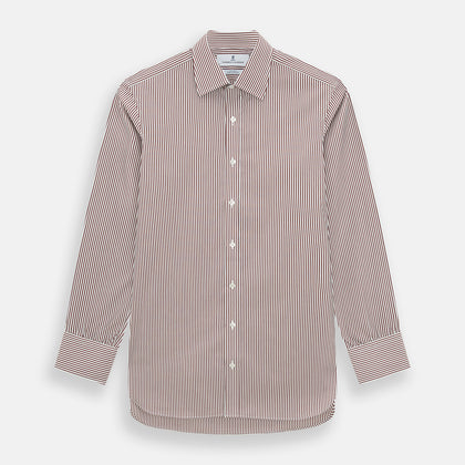 Burgundy Halo Stripe Winston Shirt