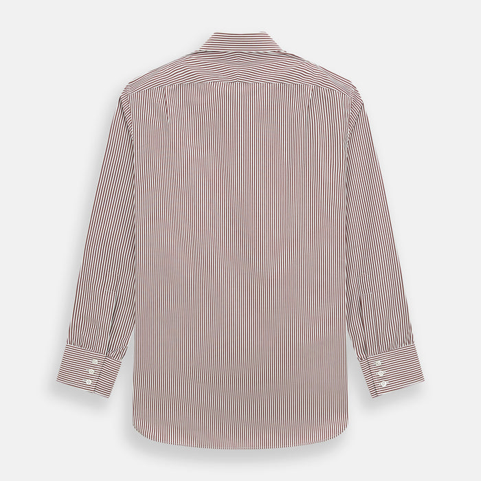 Burgundy Halo Stripe Winston Shirt Image 2