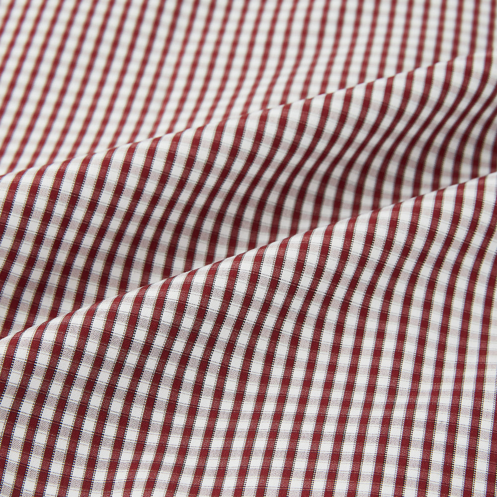 Burgundy Multi Micro Check Mayfair Shirt