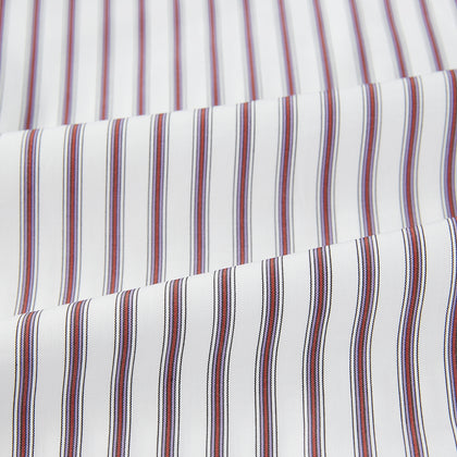 Burgundy Track Stripe Winston Shirt Image 5