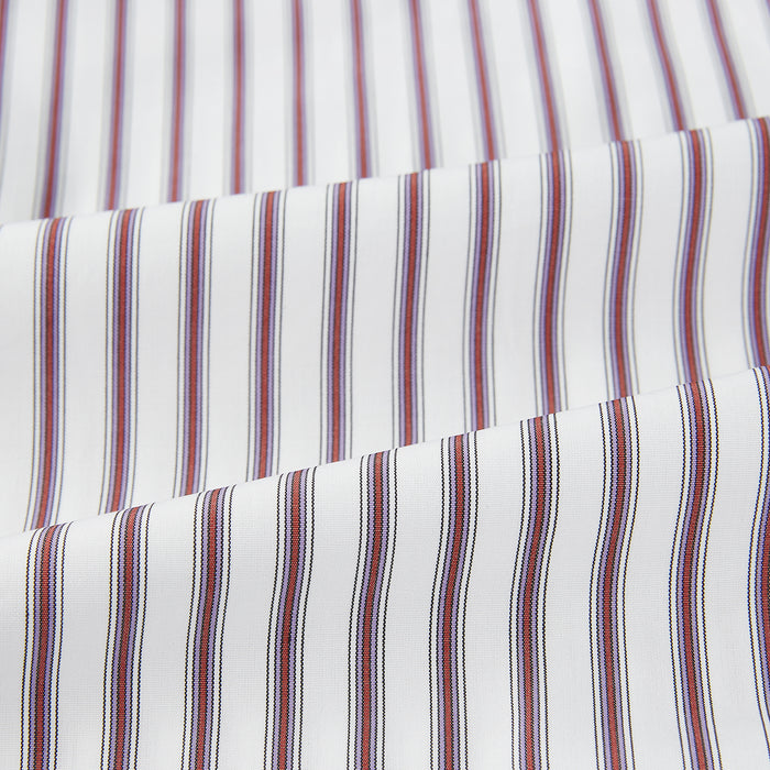 Burgundy Track Stripe Winston Shirt Image 5