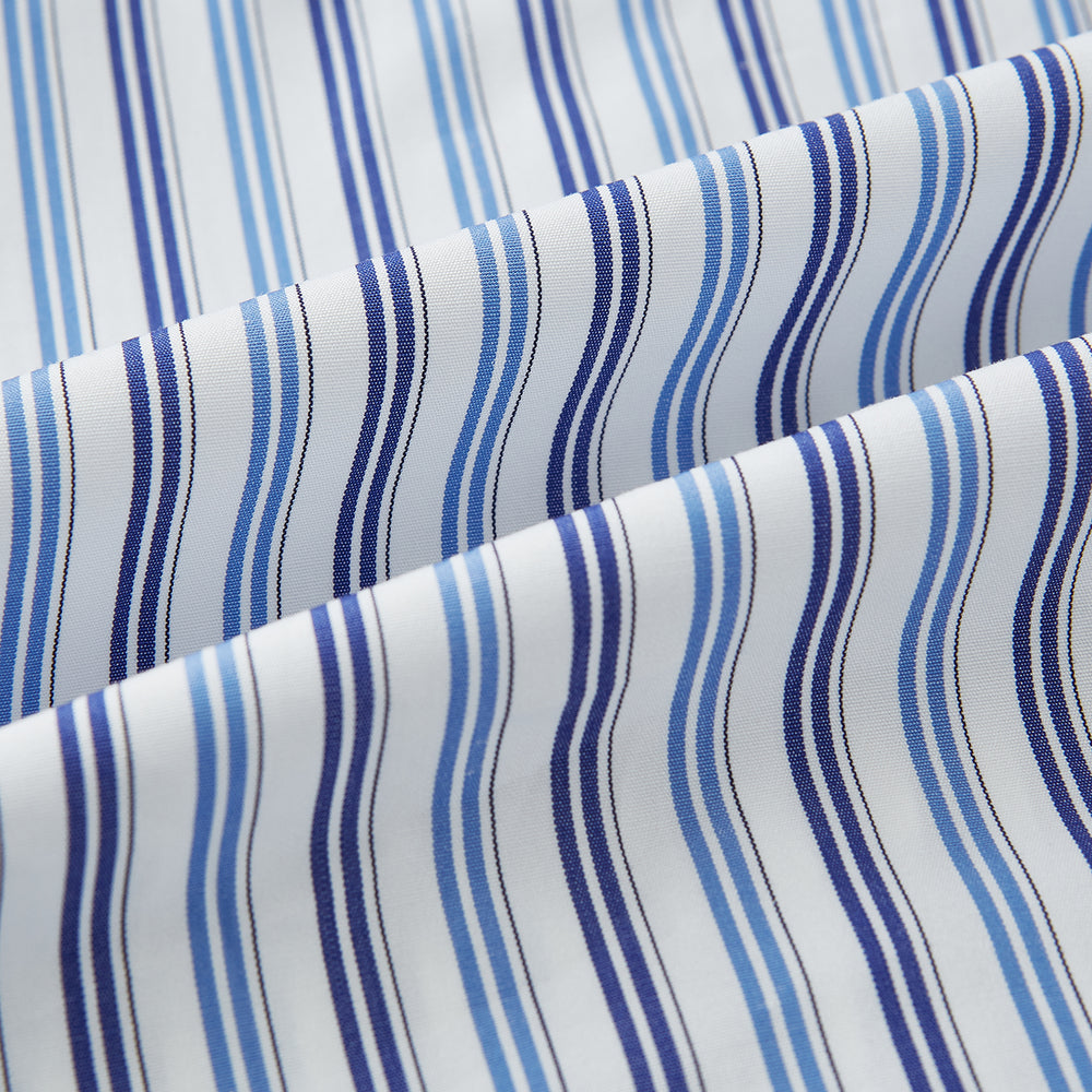 Blue and Navy Multi Stripe Mayfair Shirt 19
