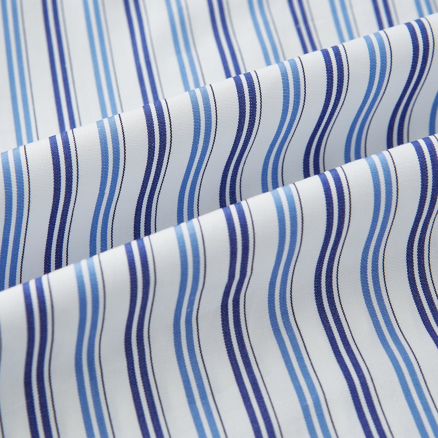 View 6 of product Blue and Navy Multi Stripe Mayfair Shirt 19