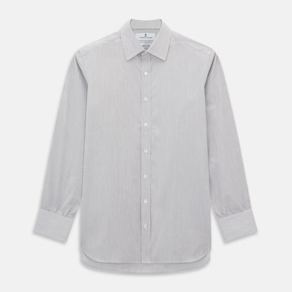 Brown Ripple Double Pinstripe Mayfair Shirt