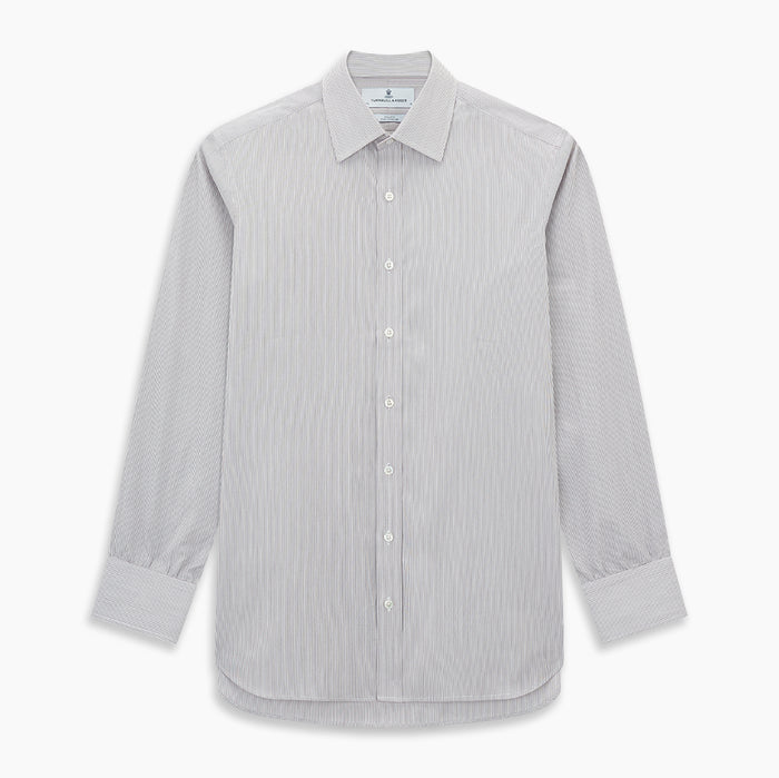 Brown Ripple Double Pinstripe Mayfair Shirt Image 6