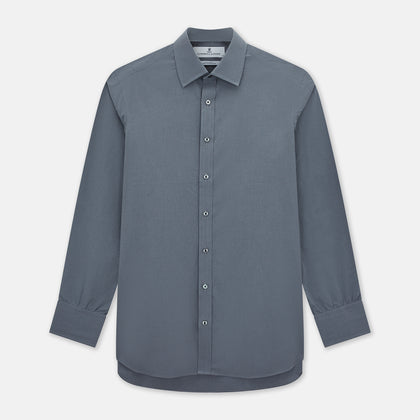 Grey Pin Check Mayfair Shirt