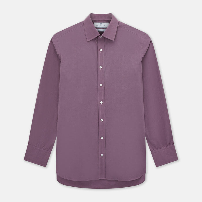 Light Plum Pin Check Mayfair Shirt