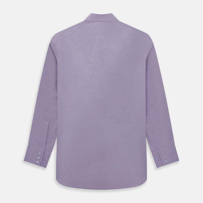 Lilac Pin Check Mayfair Shirt Image 2