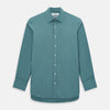 View 1 of product Sage Pin Check Mayfair Shirt 19