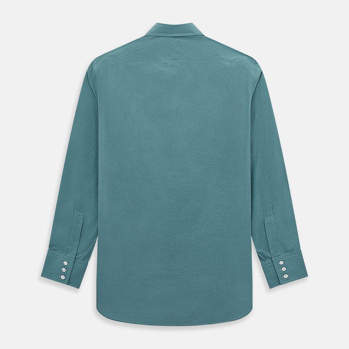 Sage Pin Check Mayfair Shirt Image 2