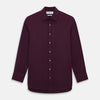 View 1 of product Dark Burgundy Pinstripe Mayfair Shirt 19