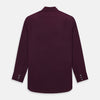 View 3 of product Dark Burgundy Pinstripe Mayfair Shirt 19
