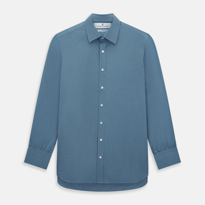 Steel Grey Pinstripe Mayfair Shirt