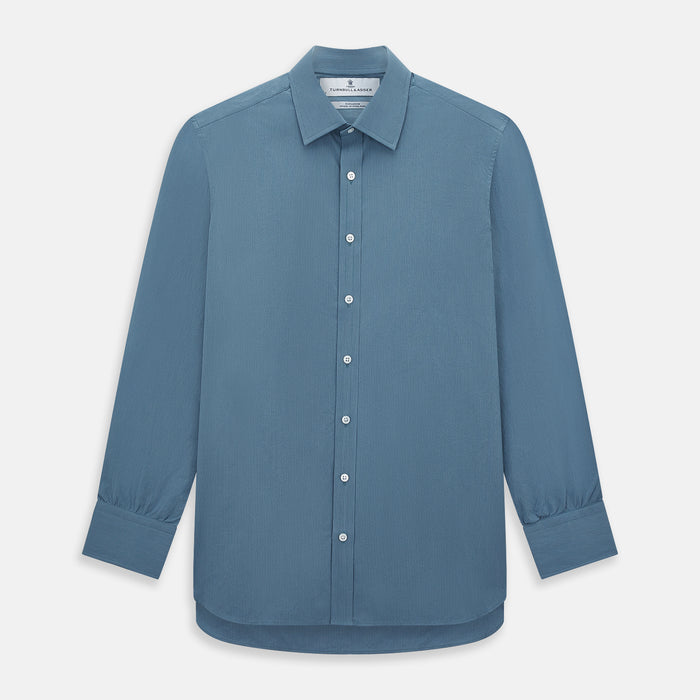 Steel Grey Pinstripe Mayfair Shirt