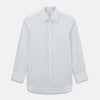 View 1 of product Navy Thin Track Stripe Mayfair Shirt 15