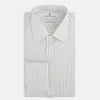 View 5 of product Navy Thin Track Stripe Mayfair Shirt 15