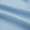 View 6 of product The Turnbull & Asser Blue Cotton Cashmere Mayfair Shirt features long sleeves, a classic collar, buttoned cuffs, and white buttons, shown against a white background.